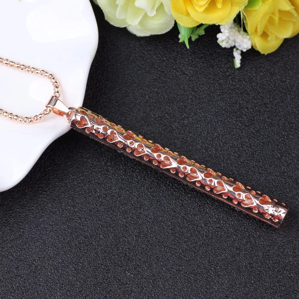 Bonsny Maxi Statement цилиндрическое Ожерелье Подвеска со стразами золотая цепочка-чокер