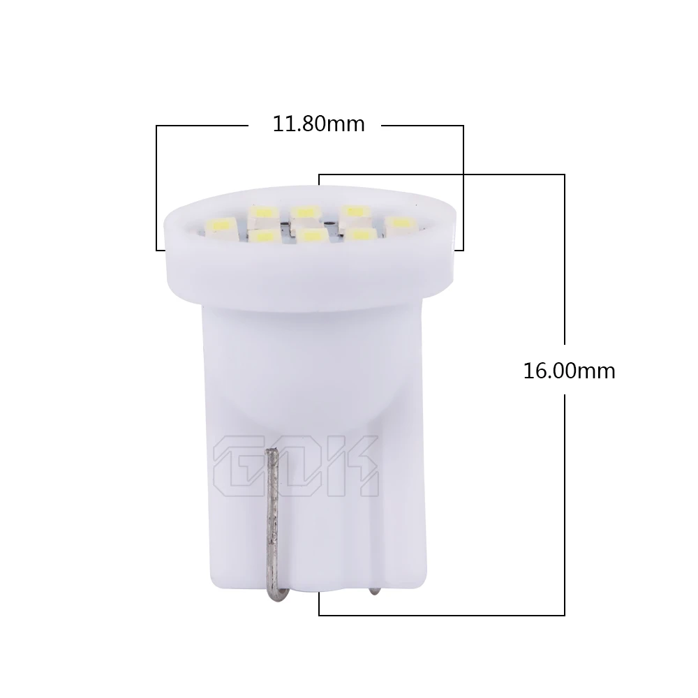 Автомобильный T10 led 8smd автомобильный Led авто W5w 8led Smd 3014 клиновидные лампы боковой