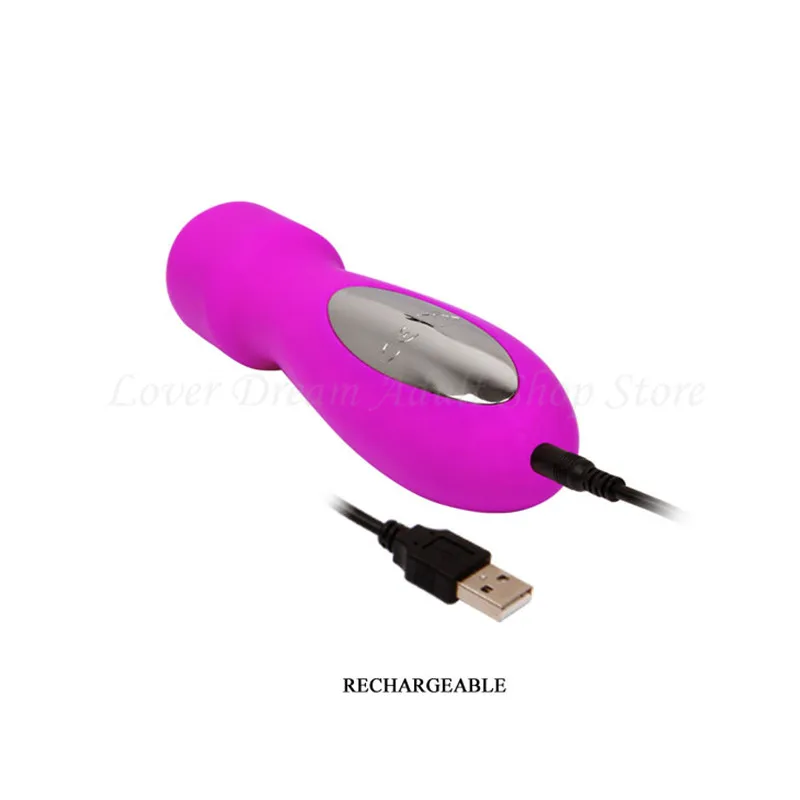 Новинка 2017 прелестная любовь перезаряжаемая 30 скоростей AV вибратор волшебная