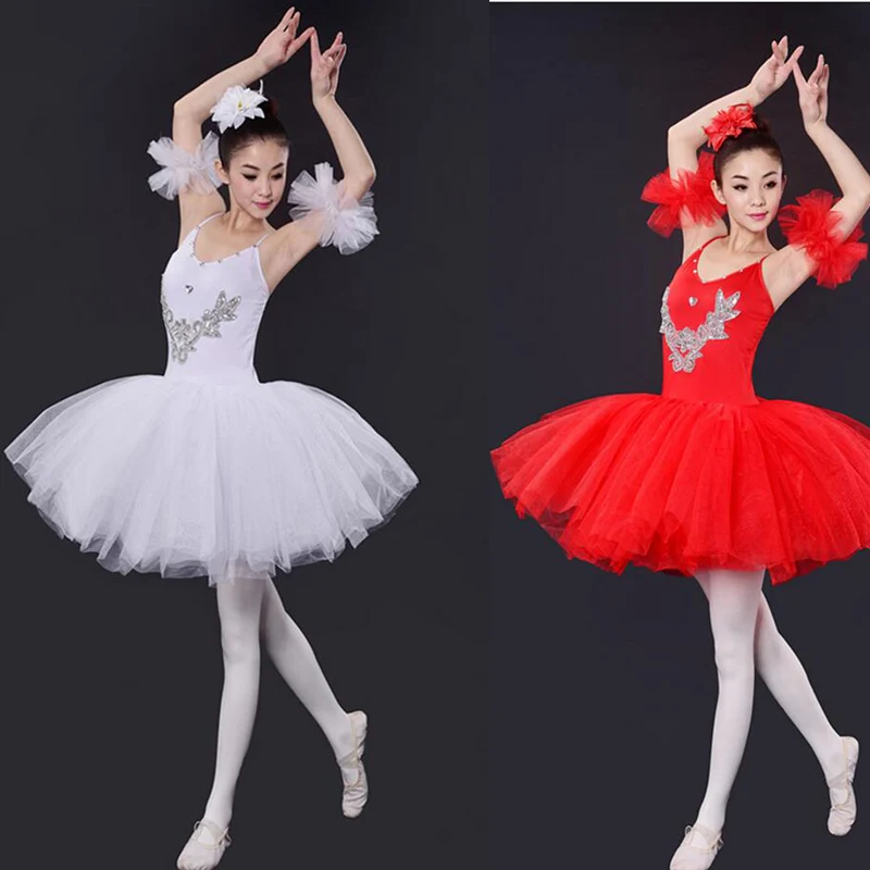 Горячая Распродажа синяя красная черная профессиональная юбка пачка для