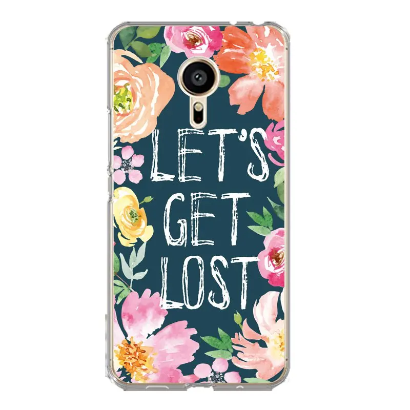 Windbell Soft Clear TPU Phone Case For meilan MX6 pro6 U20 U10 A5 M5 M5S E E2 Flora Cute Silicone Printed Cover Free Shipping | Мобильные