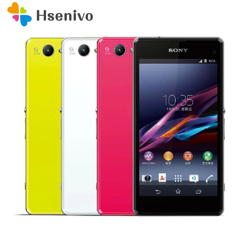 Sony Xperia Z1 компактный отремонтированы оригинальный D5503 свободная сеть 3G/4G Android