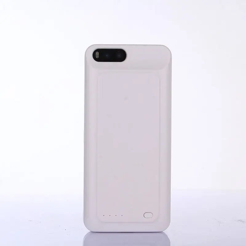6800 мАч чехол для внешнего аккумулятора для Xiaomi 6 Mi6 чехол для внешнего аккумулятора - Цвет: White