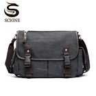 Винтажная сумка мужская через плечо дорожная сумка через плечо Повседневная холщовая сумка-мессенджер Лоскутная разноцветная сумка для ноутбука школьная сумка