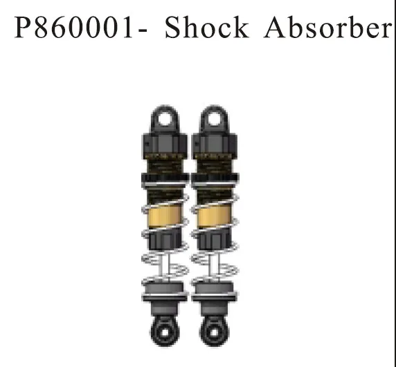 RGT RC запчасти P860001 амортизатор для EX86100 Rock Cruiser RC сканеры