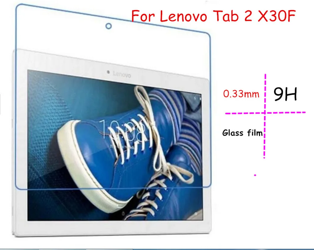Для Lenovo Tab 2 X30F TB2-X30F A10-30 10 1 "планшет Utra-thin Премиум Закаленное стекло протектор