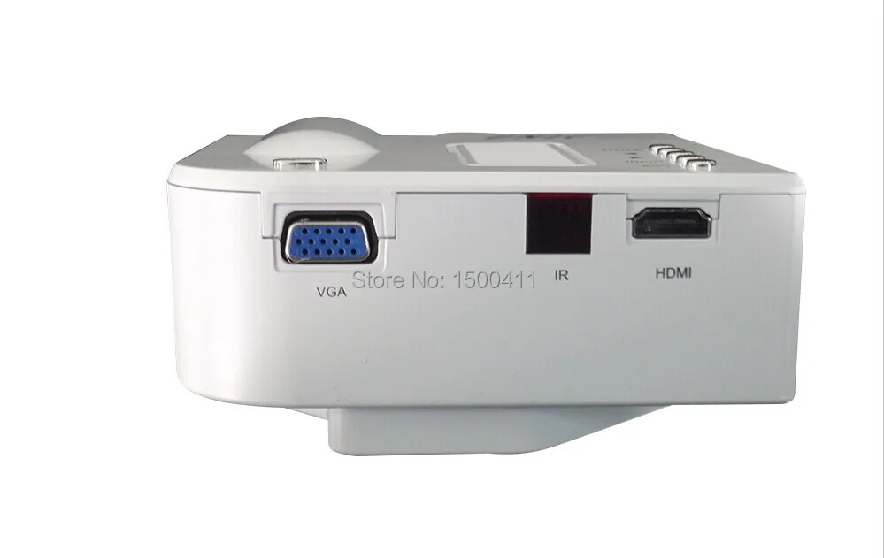 WHITE UC28 with HDMI Mini Micro AV LED Digital Video Game Projectors Multimedia Player Inputs VGA USB SD Free shipping | Электроника