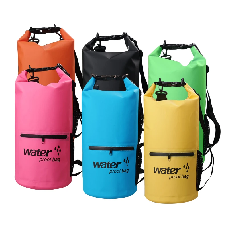 2L/5L/10L/15L/20L/30L Супер Легкий ПВХ сухой мешок для каякинга рафтинг Серфинг Спорт