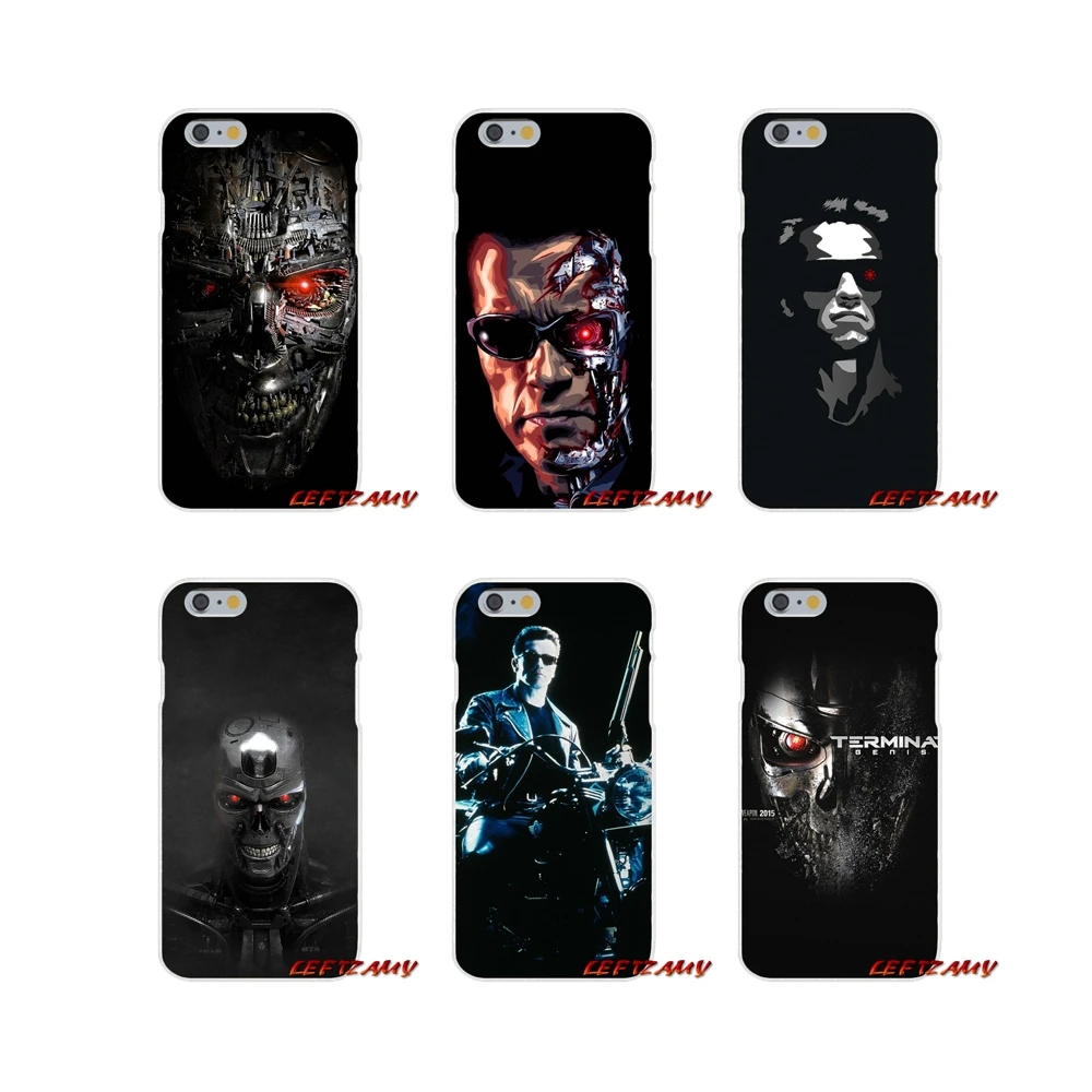 Fashoin Movie Terminator для iPhone X XR XS MAX 4 4S 5 5S 5C SE 6 6S 7 8 Plus Аксессуары чехлы