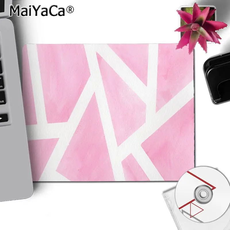 No LockEdge 18x22cm MaiYaCa дизайн Россия белый розовый золотой мраморный коврик для мыши геймерская игра коврики резиновые мышь прочный коврик для мыши на стол - Цвет: No LockEdge 18x22cm