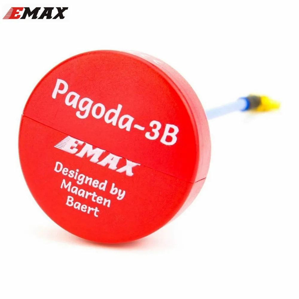 EMAX Pagoda 3B 5 8 г 90 мм длинная RHCP W/ MMCX от Maarten Baert FPV VTX антенна красная для моделей RC Drone