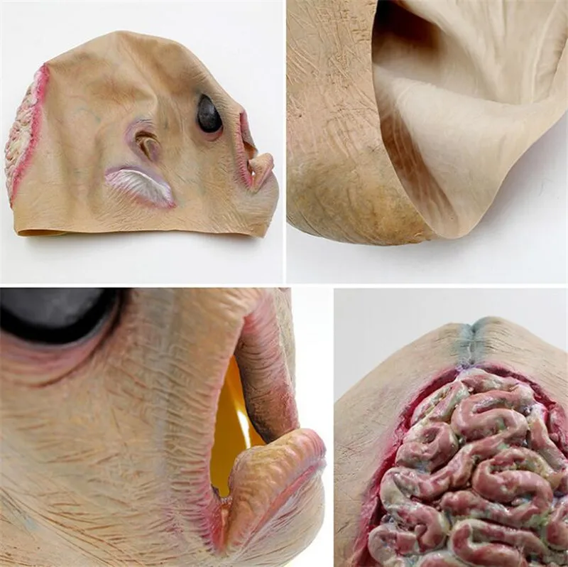 Новый Хэллоуин вечернее крем-маска чужеродных Маски для век страшно Смешные bat