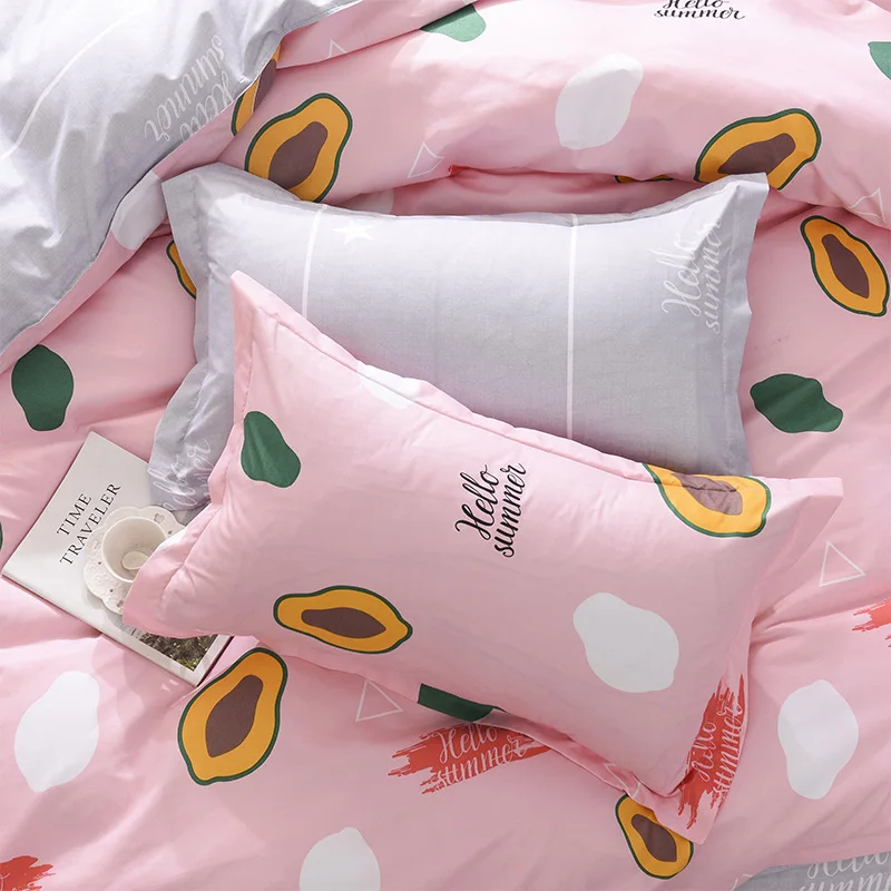 Постельное белье The Nordic style bedding set duvet cover set twin Full Queen brief reactive printed bed linen flat sheet bedclothes not quilt