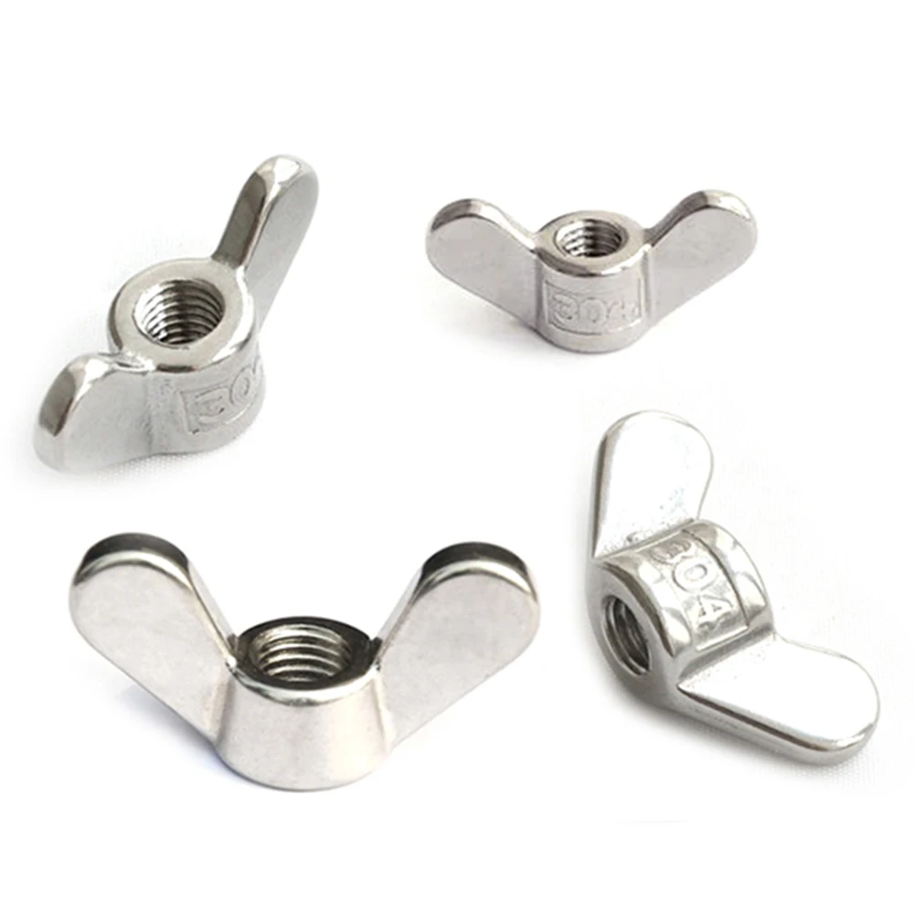 10 шт. Нержавеющая сталь Барашковые Гайки нержавеющие болты и Винты 4/5/6/8/10/12/16/20 мм