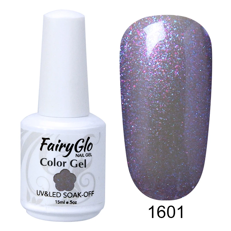 G1601 FairyGlo 15 мл яркие цвета гель для ногтей УФ светодиодный Гель-лак для ногтей долговечная краска Гель-лак Гибридный Гель-лак Лаки - Цвет: G1601
