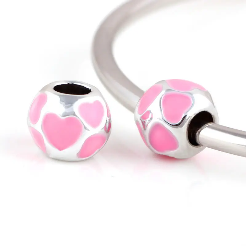 10 шт./партия бусины-подвески в виде сердца | Украшения и аксессуары