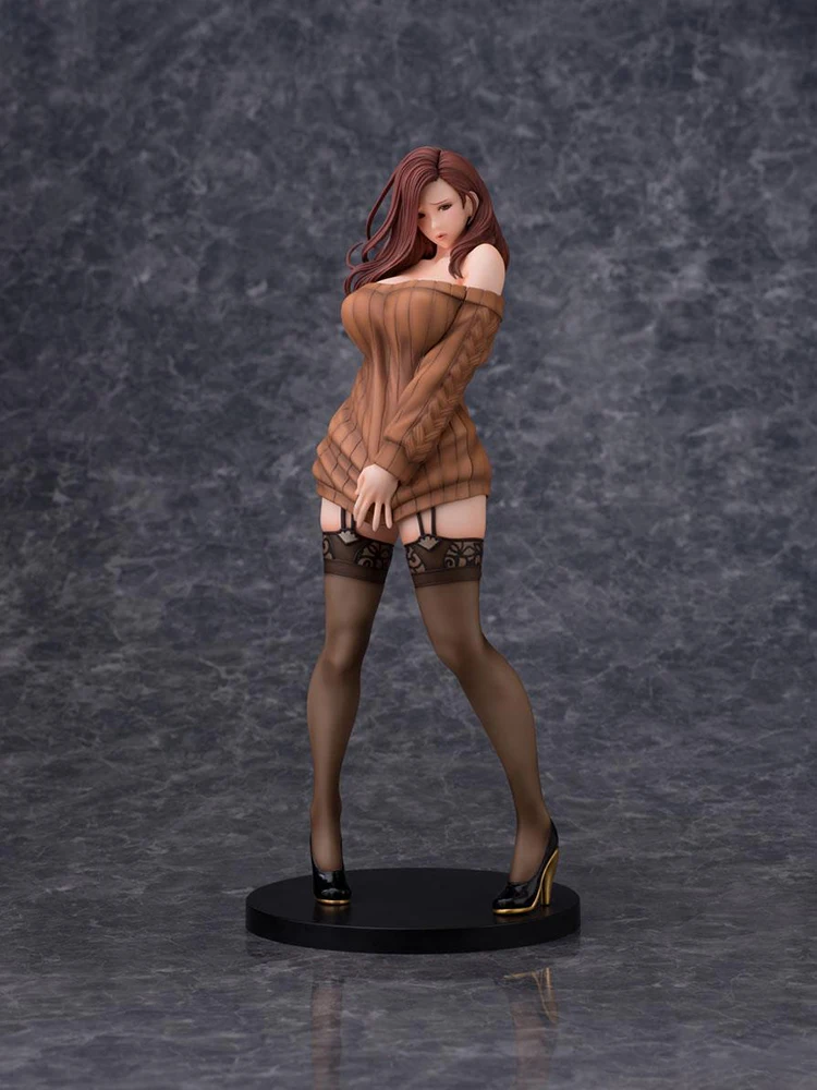 Аниме Daiki Kogyo Non Oda 28 см иллюстрация Shiho Kujo Brown Hair Ver экшн фигурка из ПВХ японское