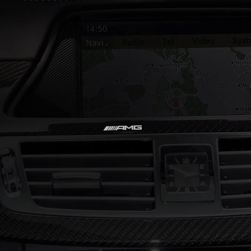 Автомобильный значок AMG эмблема наклейка с логотипом рулевого колеса