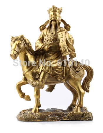 Бронзовые статуи украшения Работа сразу удача для изучения фэн шуй бумажный