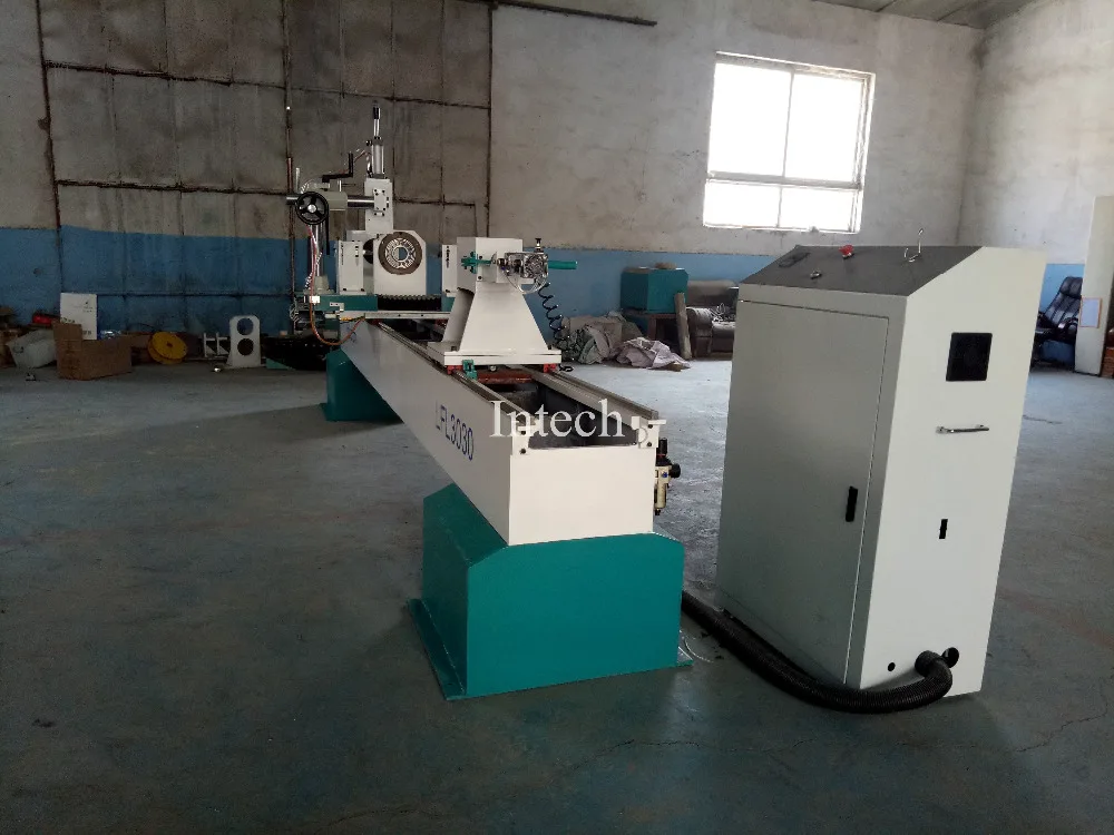 Automatic Cnc LFL3030 cnc wood lathe machine With Spindle |