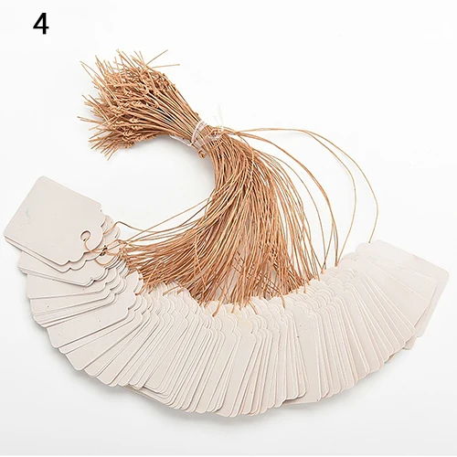 

100 Pcs Waterproof Strip Line Gardening Labels Signs Plant Hanging Tags