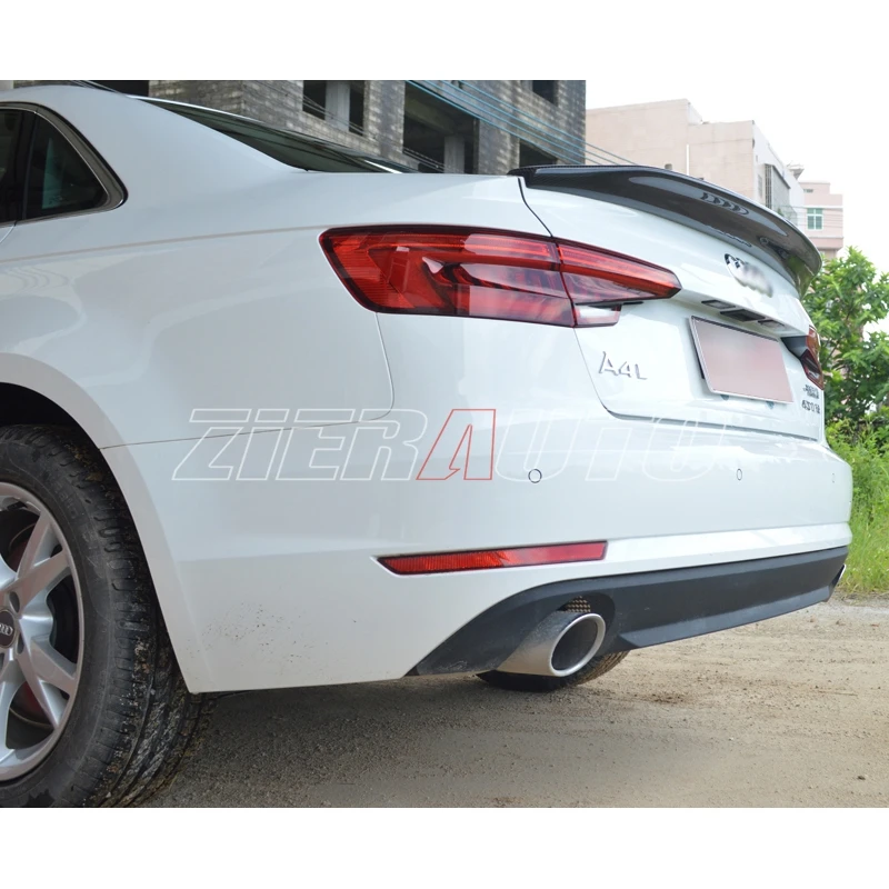 Задний спойлер из углеродного волокна для Audi A4 B9 2017 C Style Wing|carbon fiber rear spoiler|rear spoilerfor