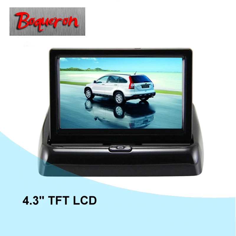 Автомобильный монитор 4 3 &quotTFT LCD с видеовходом 2Ch водонепроницаемая камера