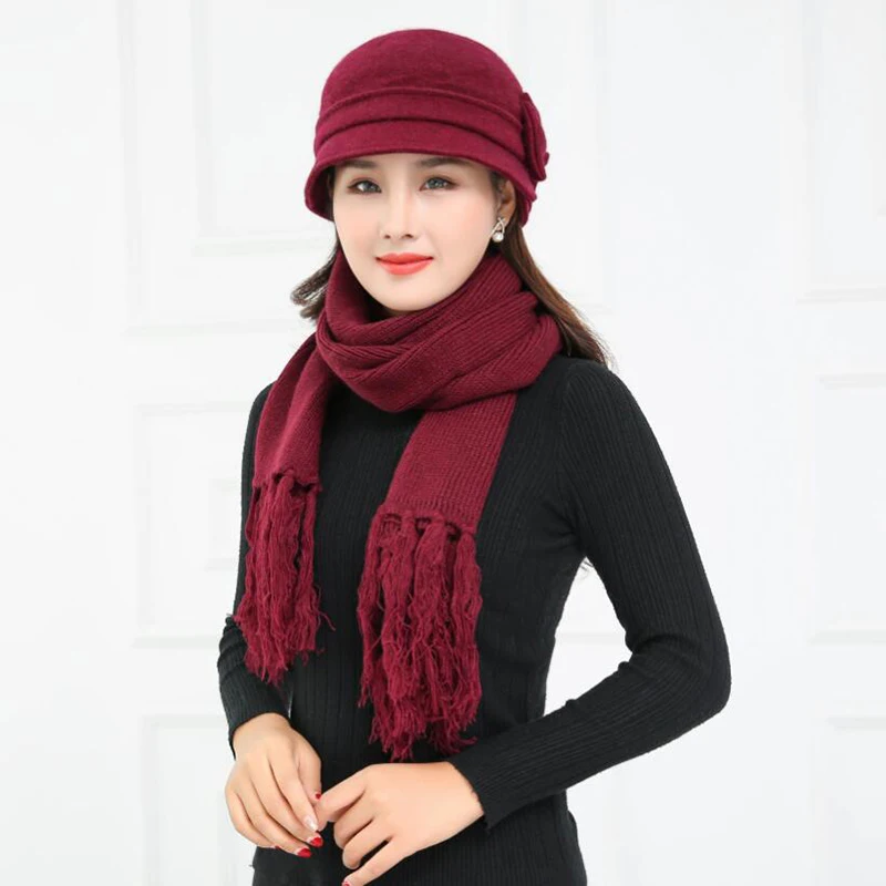 Новые женские skullies шляпу капот зимняя шапочка вязаная шапка бархат Кепки толще
