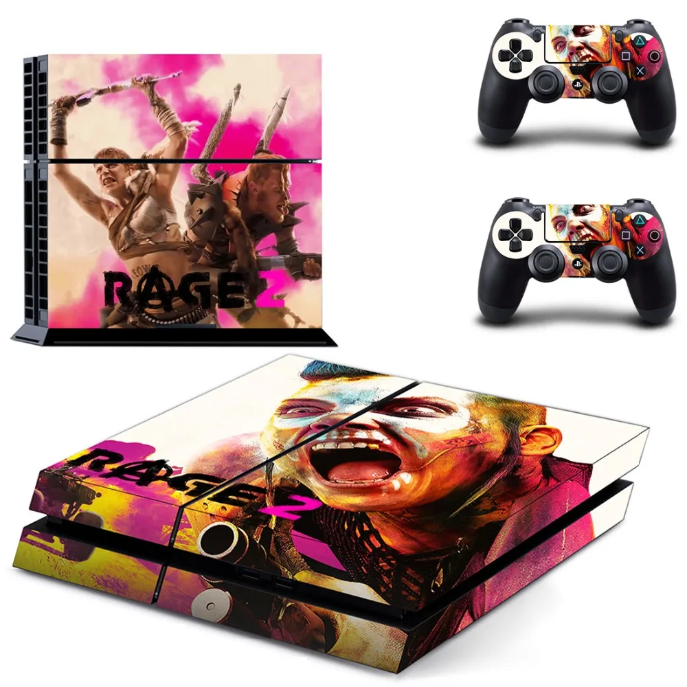 PS4 controller skin stickes Rage 2 Cover Decal Skin for Sony Play Station 4 Console and Controller Protective Sticker | Электроника