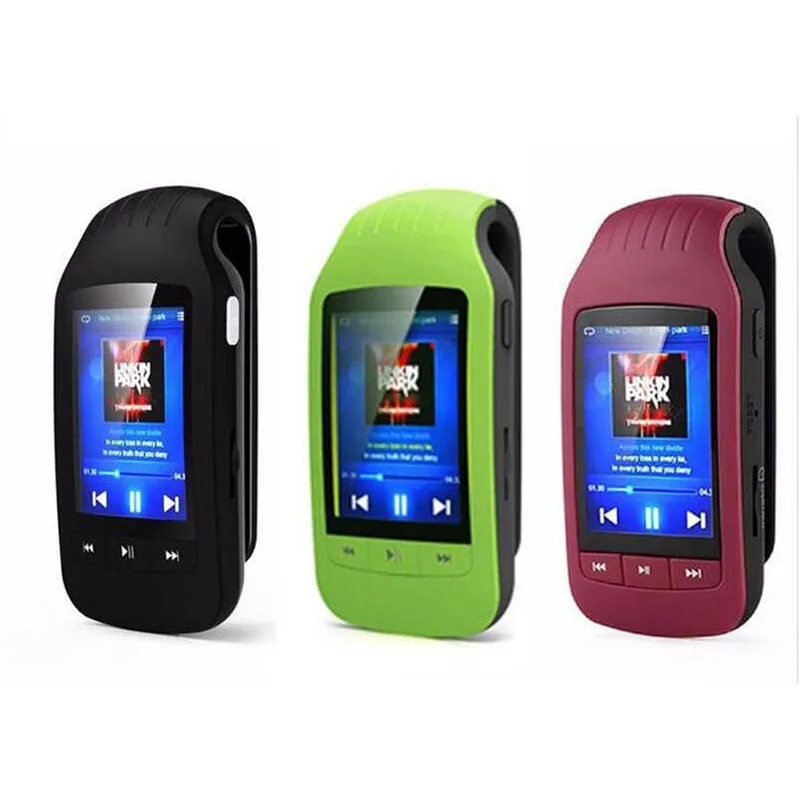 Портативный мини mp3 плеер HOTT с bluetooth музыкальный MP3 спортивным зажимом спортивный
