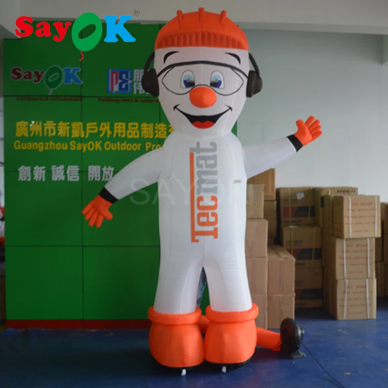 

2017 Vivid design inflatable music man inflatable cartoon model for evnt