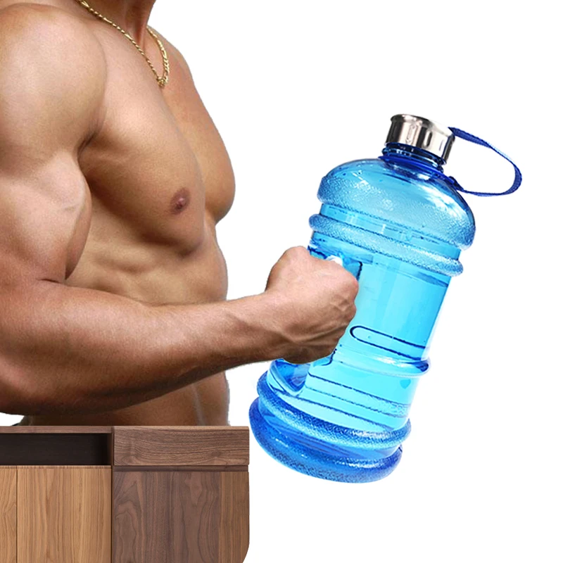 2.2L большая емкость бутылки для воды спорта на открытом воздухе тренажерный зал