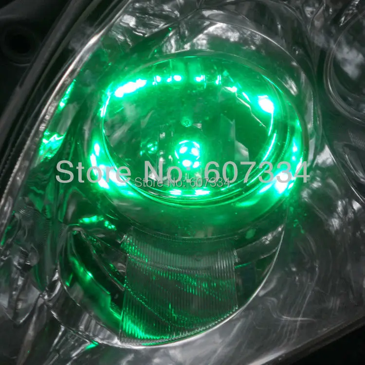 12V светодиодный зеленый цвет автомобильная лампа T10(13*5050 SMD)W5W W2.1X9.5d для сигнала Топ