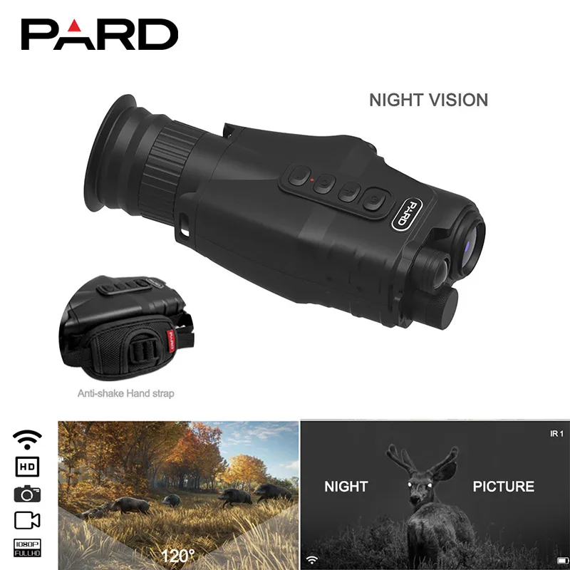 HD монокуляр ночного видения PARD NV019 1x 18x наружная ручная камера легко искать