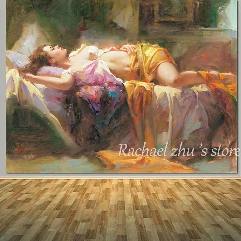 Высокое качество классические Книги по искусству печать картина маслом на