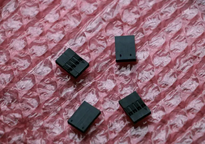 200 шт. разъем dupont 4P Dupont Shell female Four pin plug пластиковый джампер кабель штырьковый
