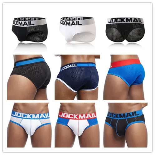 Трусы-бикини JOCKMAIL мужские Брендовое пикантное нижнее белье джоки сетчатые