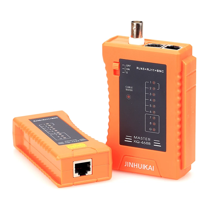 KELUSHI Новый профессиональный тестер кабеля Ethernet RJ45 RJ11 LAN BNC кабель сети | Мобильные