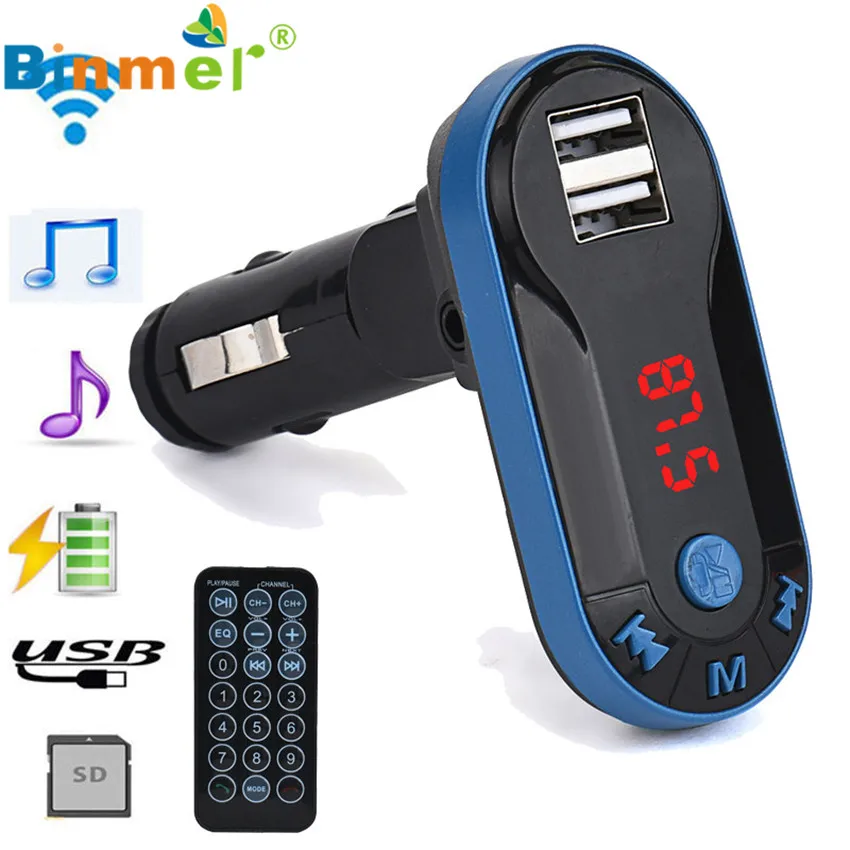Автомобильный музыкальный MP3 плеер Bluetooth беспроводной FM Trasmettitore Handsfree