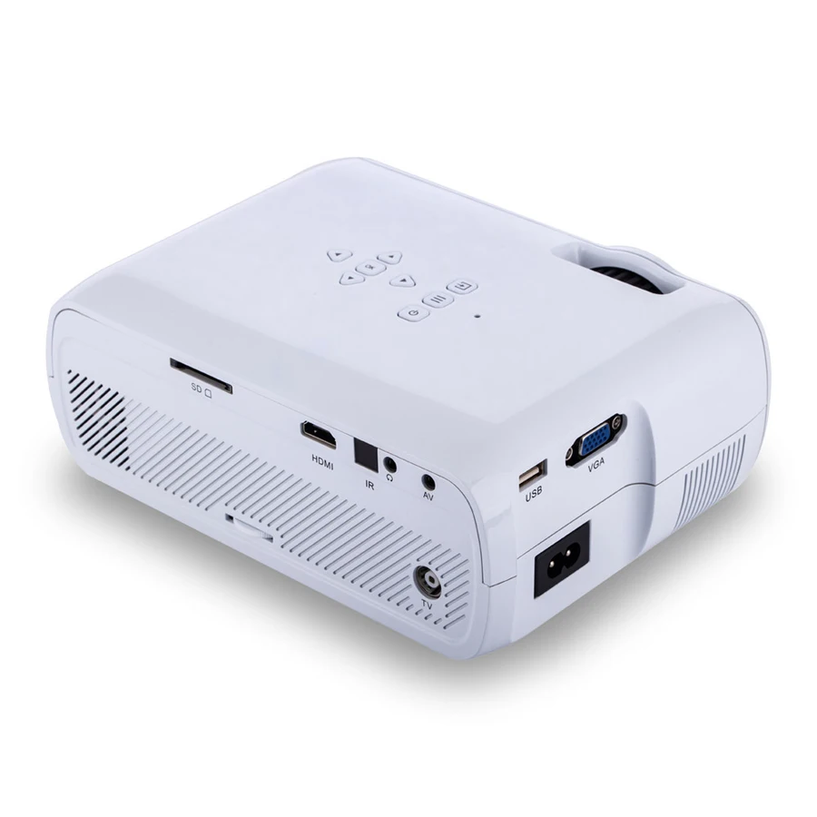 Android 3D светодиодный мини портативный Пико Карманный микро-проектор аксессуары Full