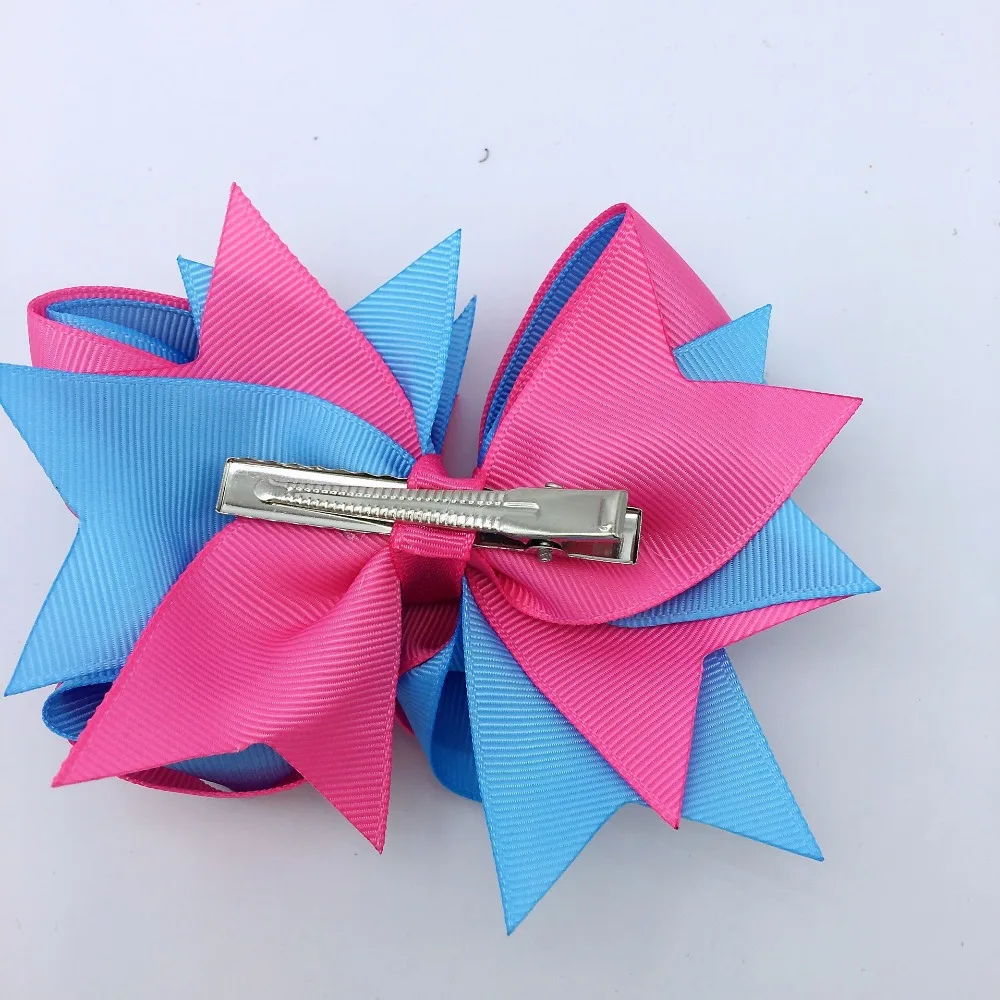

1 PC 5 Inch infant hair bows for girls Solid Boutique Hair Tie Hair Band Hair Accessories Women Tie Headwear
