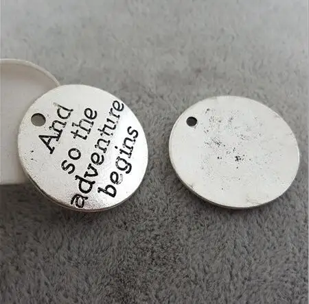 Подвеска для творчества с надписью диаметр 25 мм 20 шт./лот | Украшения и аксессуары