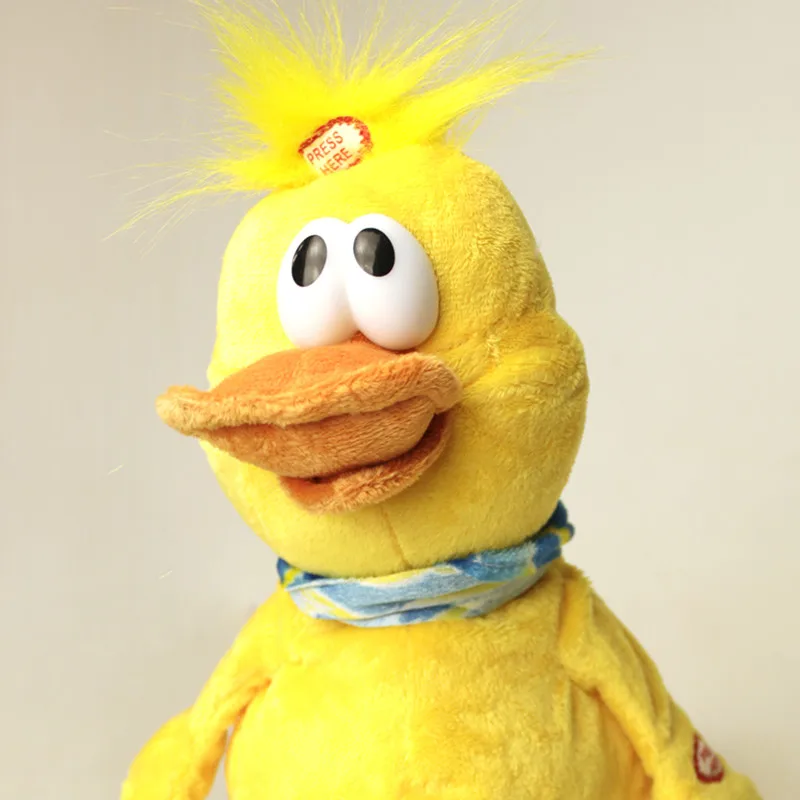 Talking Singing chicken and duck frog speaking plush toys Electronic stuffed animals for children girls boys baby Humor Ted | Игрушки и