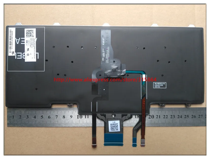 Новая клавиатура для ноутбука DELL Latitude E7250 E5450 E7470 7250 E7450 с американской подсветкой