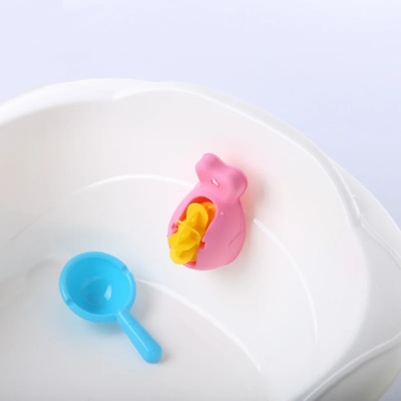 1 Set Water Car Spoon Playing Toy Baby Bath Model Building Blocks Experiment Educational Toys for Children Games|Игрушки для ванной|