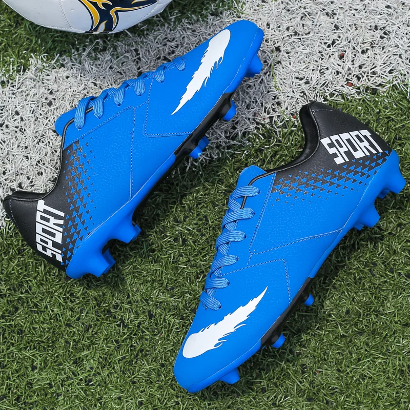 FAN PAO 2019 открытый газон игра Гонки Футбол Спортивная обувь для детей взрослых