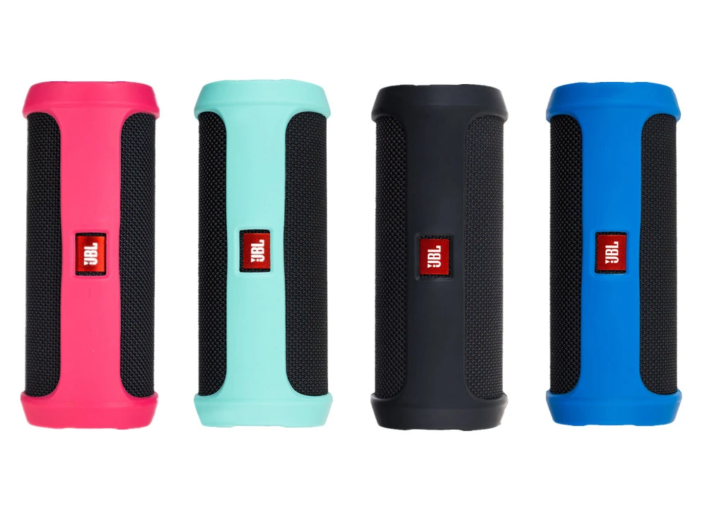 

Portable Silicone Case Protective Travel Case Soft Silica Gel Storage Pouch Audio Case for JBL Flip 4 Flip4 Bluetooth Speakers