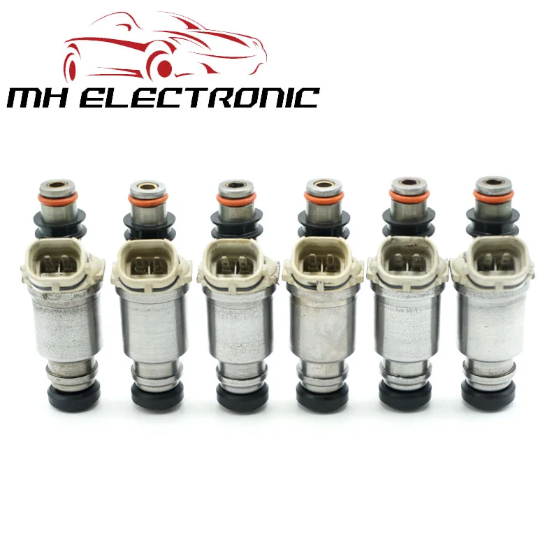 MH Электронный 6 шт./компл. Топ Топливные форсунки 195500-5670 MD308861 195500 5670 MD308861 для Mitsubishi Pajero V20 3,0 L 110KW