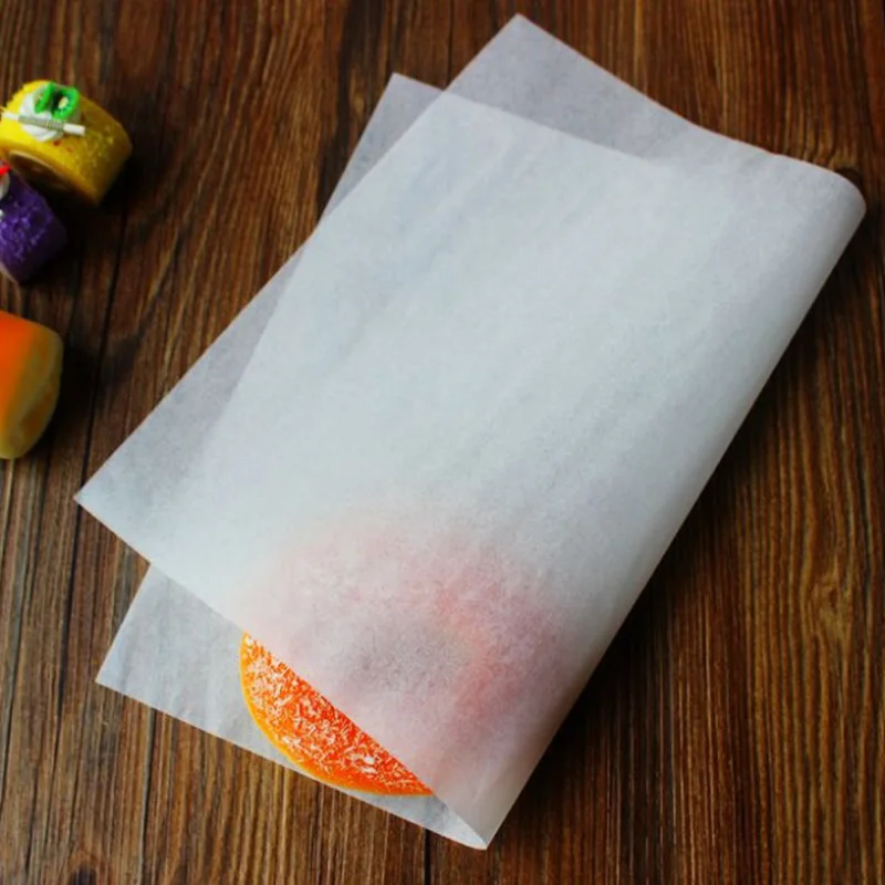 

White Wrappers Fast Food Paper Bread Burger Fries Wrapping Wax Papers Cooking Kitchen Packing Papers 12" 250pcs/500pcs