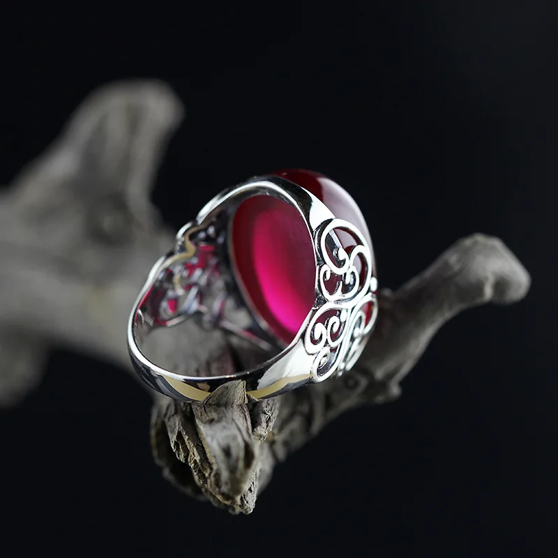 Женское кольцо из серебра 100% пробы с красным нефритом|ring for|rings for womenrings women silver |
